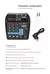 TEYUN-Bluetooth Som Mixing Console, Mixer de Áudio USB, 48V Phantom Power, Dela