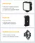 Mamen vlogging kit equipamento tripé de telefone com microfone de lapela sem fi