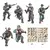 2024 guerra mundial 2 ww2 exército militar soldados swat figuras de força espe - comprar online