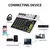 Mixer de áudio de 4/8 canais, controlador de dj, console de mixagem de som com - tienda online