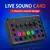Placa de som Gaming Audio Mixer,Streaming, 4-Channel, RGB Mixer com Interface de
