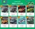 Técnico super velocidade verde lamborghinis modelo de carro esportivo blocos de