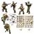 2024 guerra mundial 2 ww2 exército militar soldados swat figuras de força espe