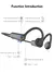 Fone de ouvido Real Bone Conduction, fone de ouvido Bluetooth sem fio tipo C, im