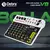 Mixer de áudio de 4/8 canais, controlador de dj, console de mixagem de som com - comprar online