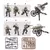 2024 guerra mundial 2 ww2 exército militar soldados swat figuras de força espe - comprar online