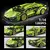 Técnico super velocidade verde lamborghinis modelo de carro esportivo blocos de - tienda online