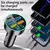 Carregador de carro usb c tipo c, 6 portas, carregamento super rápido, detecção de tensão, display digital, carregador de celular - Analoja  frete gratis para todo BRASIL