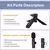 Mamen vlogging kit equipamento tripé de telefone com microfone de lapela sem fi - loja online