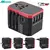 Melery viagem adaptador inteligente adaptador de tomada internacional parede usb - comprar online