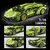 Imagen de Técnico super velocidade verde lamborghinis modelo de carro esportivo blocos de
