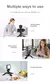 Mamen vlogging kit equipamento tripé de telefone com microfone de lapela sem fi - Analoja  frete gratis para todo BRASIL