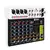 Mixer de áudio de 4/8 canais, controlador de dj, console de mixagem de som com - comprar online