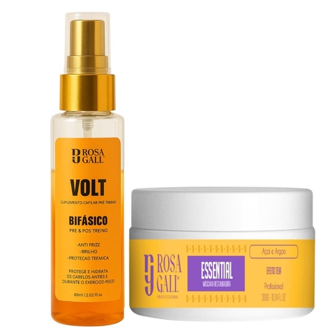 KIT TREINO COMPLETO PARA CABELOS DESCOLORIDOS E PROCESSADOS QUIMICAMENTE