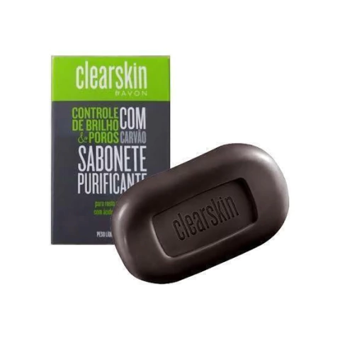 Clearskin Sabonete Barra Carvão Ativado 90g