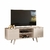Rack Lisboa para Tv até 55 Polegadas - Calacata/off White - Madetec