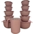 Kit Bowl Potes Plásticos Redondo 10 peças + 1 Jarra - comprar online