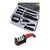 Kit Churrasco Conjunto de 08 Peças Facas Gourmet Corte Navalha Antiaderente Premium Presente Maleta