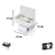 Kit Luxo Branco & Dourado Fosco - Casa  House Chic