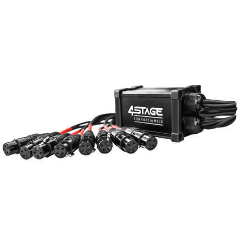 ETHER58F2 Dispositivo Multired O Snake Ethernet De 8 Canales Para Audio E Iluminación Profesional