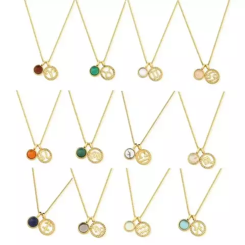 Colares dos Signos Banhados a Ouro 18k - comprar online