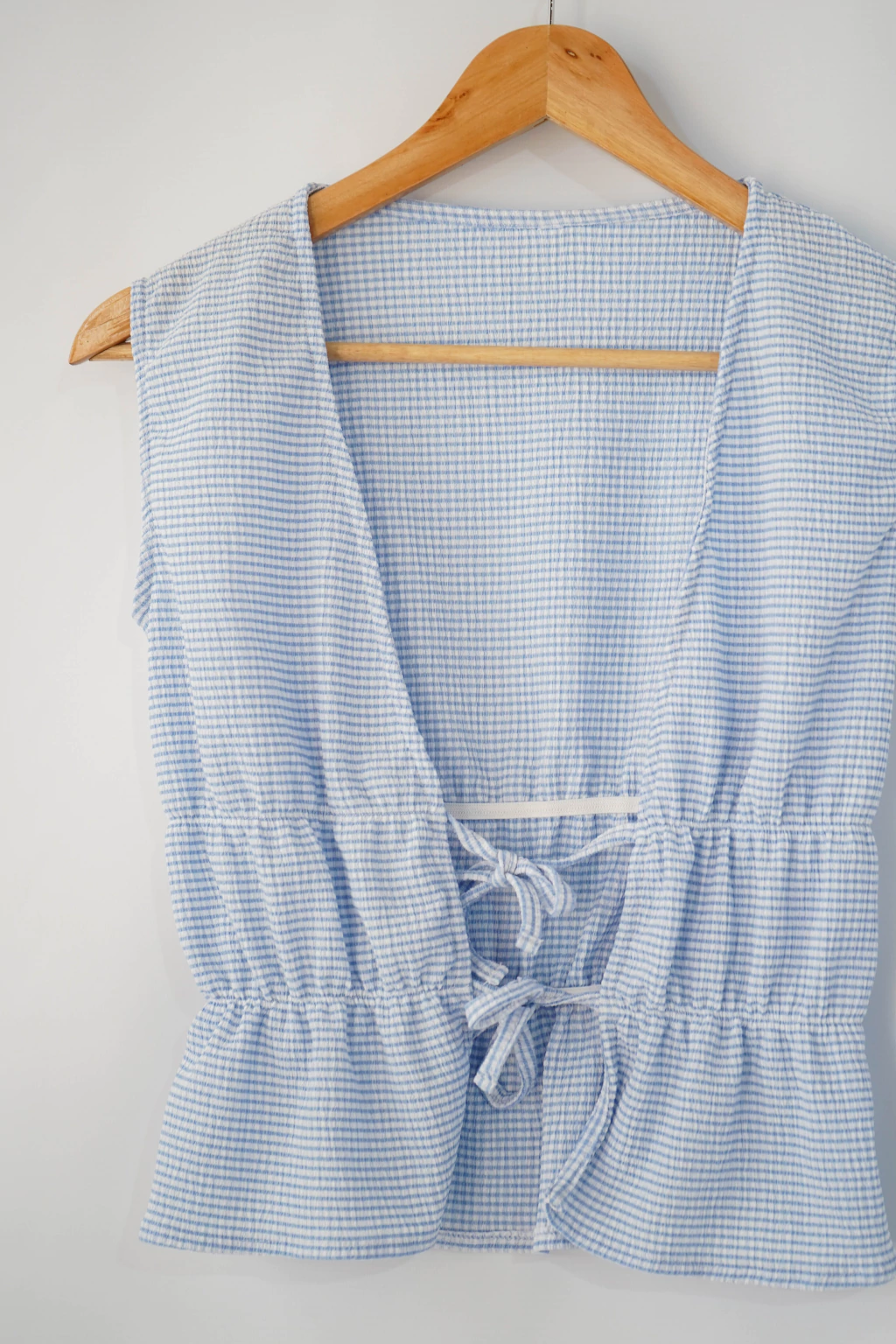 TOP SINE - bambula cuadrillé