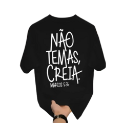 Não temas - preta - comprar online