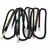 Comprimento: 185 cm de grau alimentício silicone shisha narguilé mangueira chi - comprar online