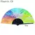 1pc ventilador dobrável de bambu/plástico osso ventilador colorido rave fãs v na internet