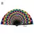 1pc ventilador dobrável de bambu/plástico osso ventilador colorido rave fãs v - BRIHZA STORE