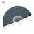1pc ventilador dobrável de bambu/plástico osso ventilador colorido rave fãs v - loja online