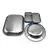 3 unidades de metal tabaco redondo cinzeiro caixa de cigarro com 18x14cm bandeja - BRIHZA STORE