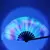 1pc ventilador dobrável de bambu/plástico osso ventilador colorido rave fãs v na internet