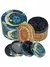 Moedor de ervas e lua de metal, 1,6/2 polegadas, boho, sol, 4 camadas, sal, espe - comprar online