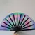1pc ventilador dobrável de bambu/plástico osso ventilador colorido rave fãs v - loja online