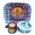 Recipiente de tubo de armazenamento de cinzeiro de silicone 7.1x5.5in bandeja de - comprar online