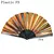 1pc ventilador dobrável de bambu/plástico osso ventilador colorido rave fãs v