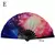 1pc ventilador dobrável de bambu/plástico osso ventilador colorido rave fãs v - comprar online