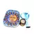 Recipiente de tubo de armazenamento de cinzeiro de silicone 7.1x5.5in bandeja de - comprar online