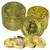 Moedor de ervas bitcoin de metal, 2 polegadas, 4 camadas, especiarias, pimenta,