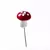 Imagem do 50 peças mini cogumelo vermelho jardim pontilhado pequeno vaso diy brinquedo ca