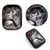 3 unidades de metal tabaco redondo cinzeiro caixa de cigarro com 18x14cm bandeja