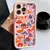 Capa para iphone 16 casos iphone 15 pro max caso colorido cogumelo silicone para na internet
