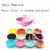 50 pçs tigela de silicone 67mm 50mm jar recipiente tabaco de ervas tubo caixa d