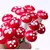 50 peças mini cogumelo vermelho jardim pontilhado pequeno vaso diy brinquedo ca na internet