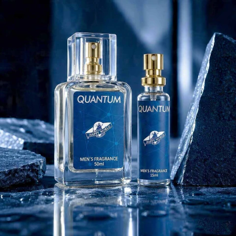 Kit Especial Quantum - 50ml + Perfume de bolso de 15ml de brinde - Bleu Chanel - Amadeirado Aromático