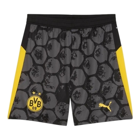 Short Borussia Dortmund Edição especial Mundial de Clubes 25/26 - Masculino Puma - Preto com detalhes em cinza