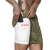 Short de compressão c/ bolso oculto - loja online