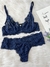 CONJUNTO DE RENDA NARA AZUL MARINHO - GG - comprar online