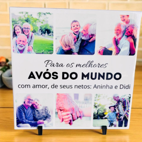 Azulejo personalizado avós - comprar online
